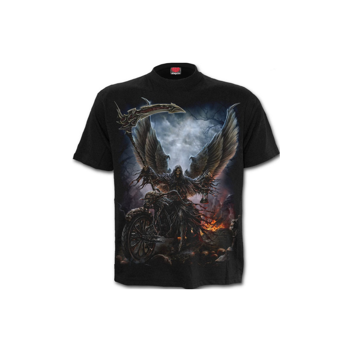 Ride or die - T-shirt reaper moto - Homme - Manches courtes