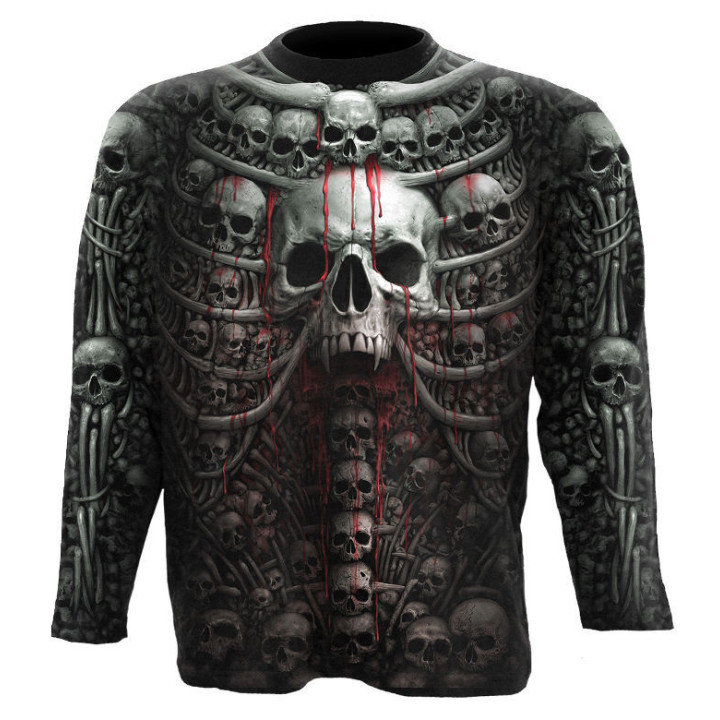 Death ribs - Tee-shirt homme - Dark fantasy - Manches