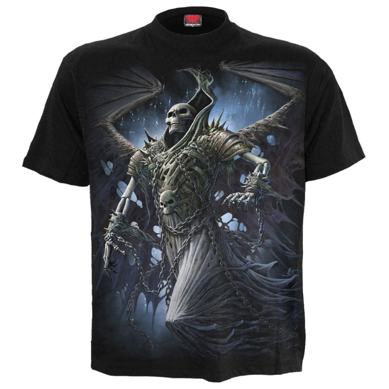 Winged skeleton - T-shirt gothique dark fantasy - Homme