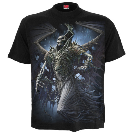 Winged skeleton - T-shirt gothique dark fantasy - Homme