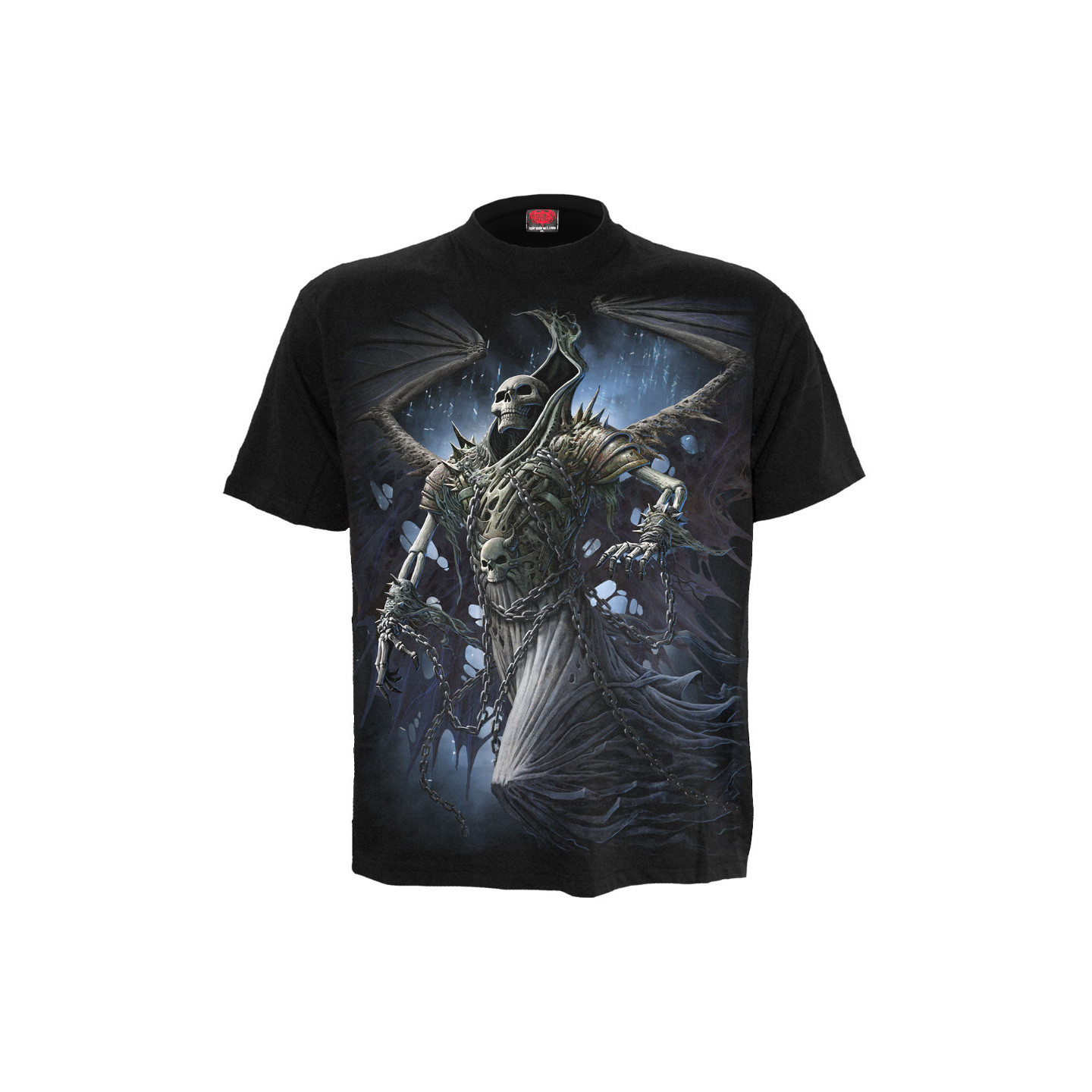 Winged skeleton - T-shirt gothique dark fantasy - Homme