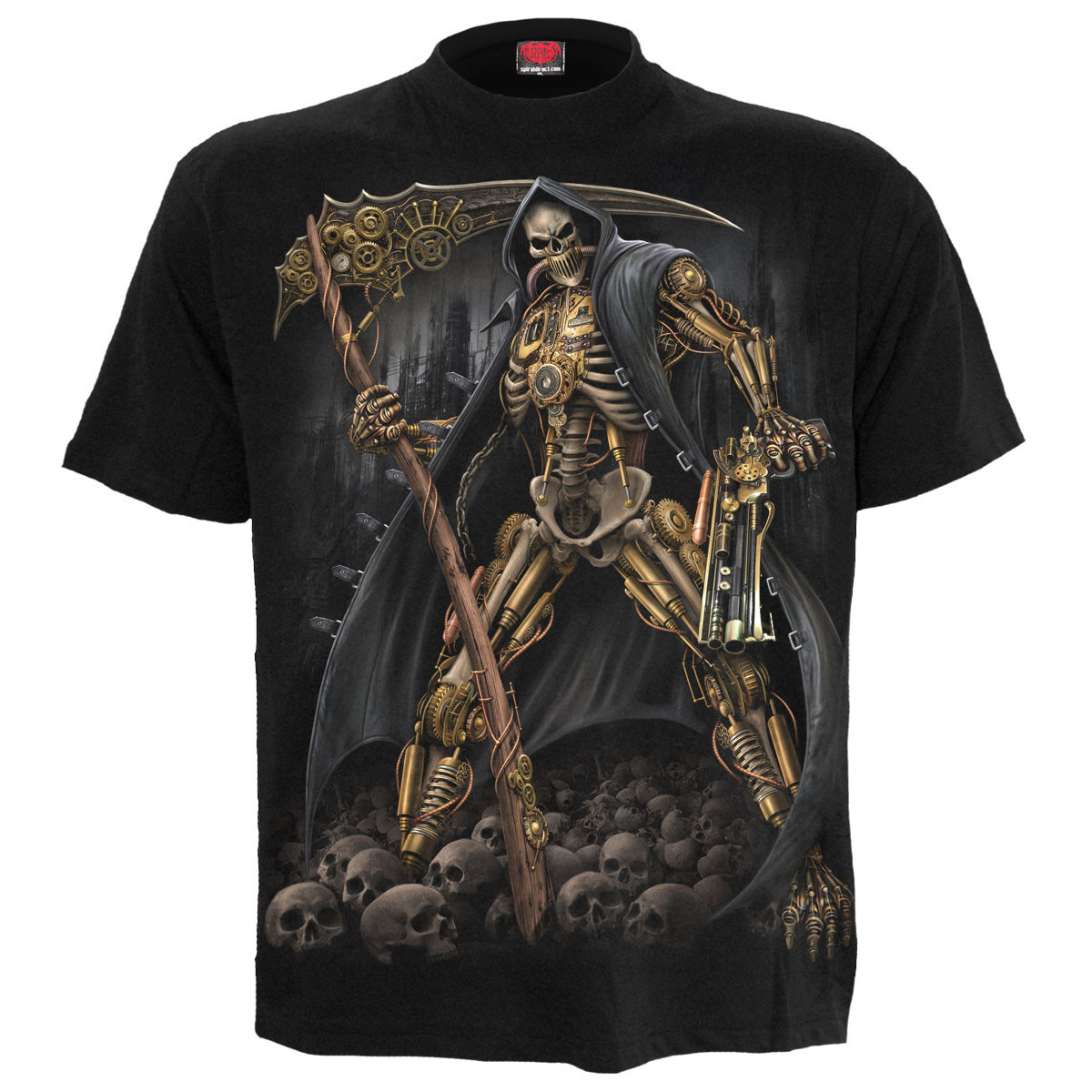 Steampunk skeleton - T-shirt homme - Manches courtes
