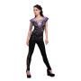 Flaming spine - T-shirt femme squelettes - Spiral