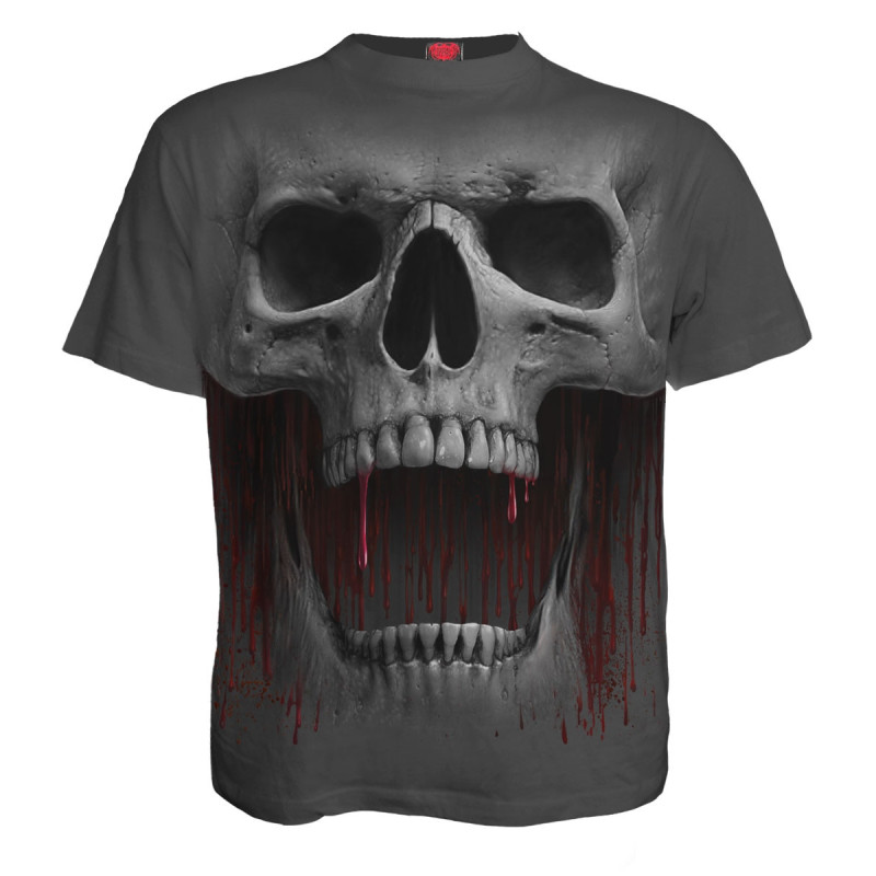 Death roar - T-shirt homme crane - Manches courtes