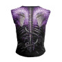 Flaming spine - T-shirt femme squelettes - Spiral