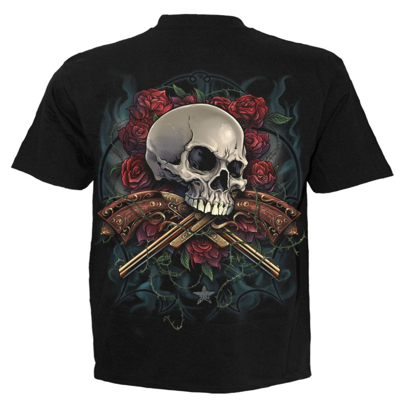 Lord have mercy - T-shirt homme crâne gun serpent