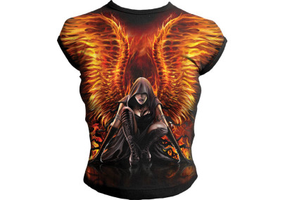 Flaming angel - T-shirt femme - Fantasy