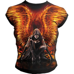 Flaming angel - T-shirt femme - Fantasy