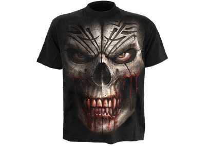 Skull shock - T-shirt homme - Crâne - Squelette - Vêtement manches courtes