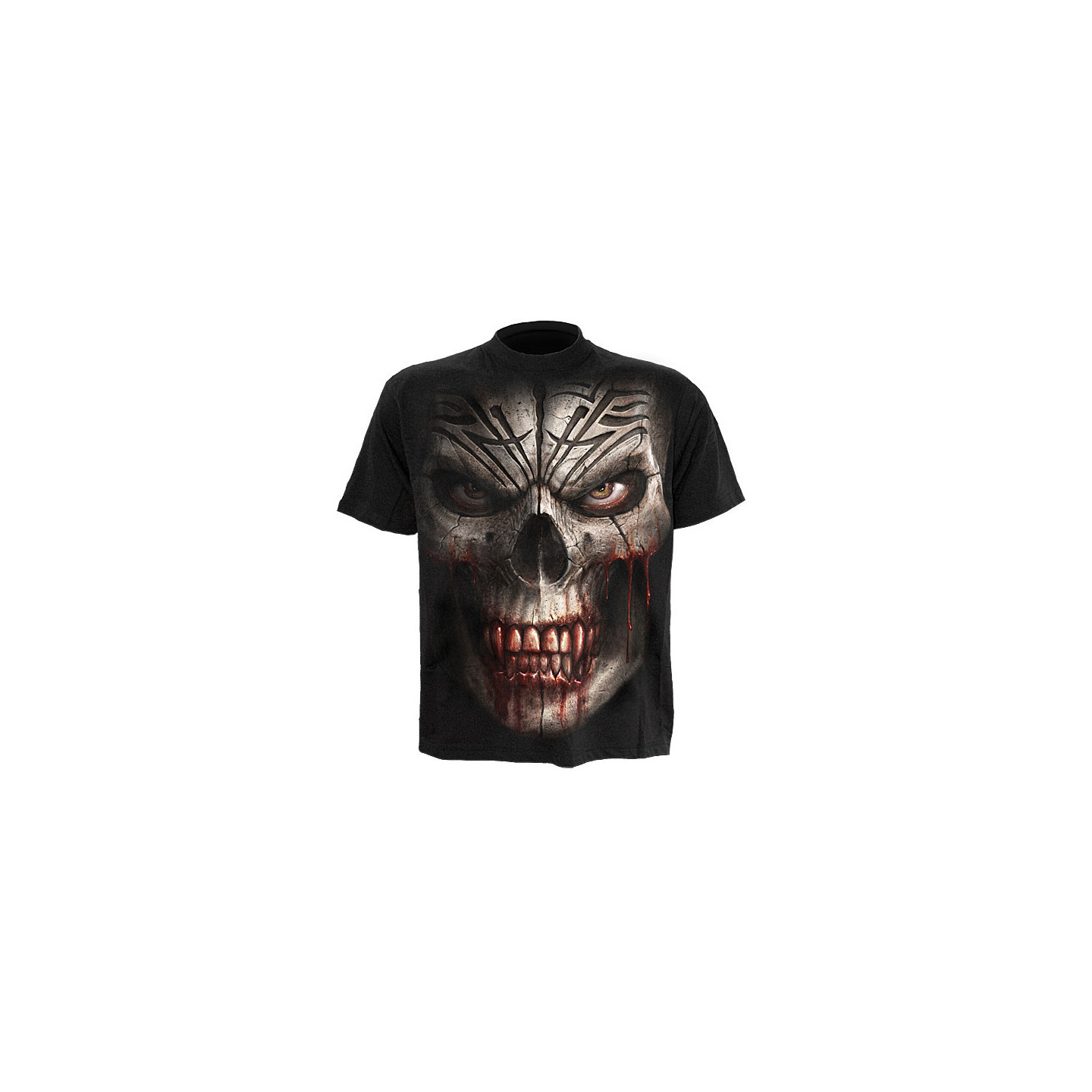 Skull shock - T-shirt homme - Crâne - Squelette - Vêtement manches courtes