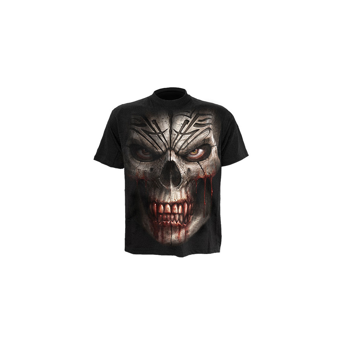 Skull shock - T-shirt homme - Crâne - Squelette - Vêtement manches courtes