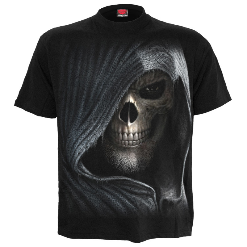 Darkness - T-shirt reaper squelette - Homme - Manches courtes