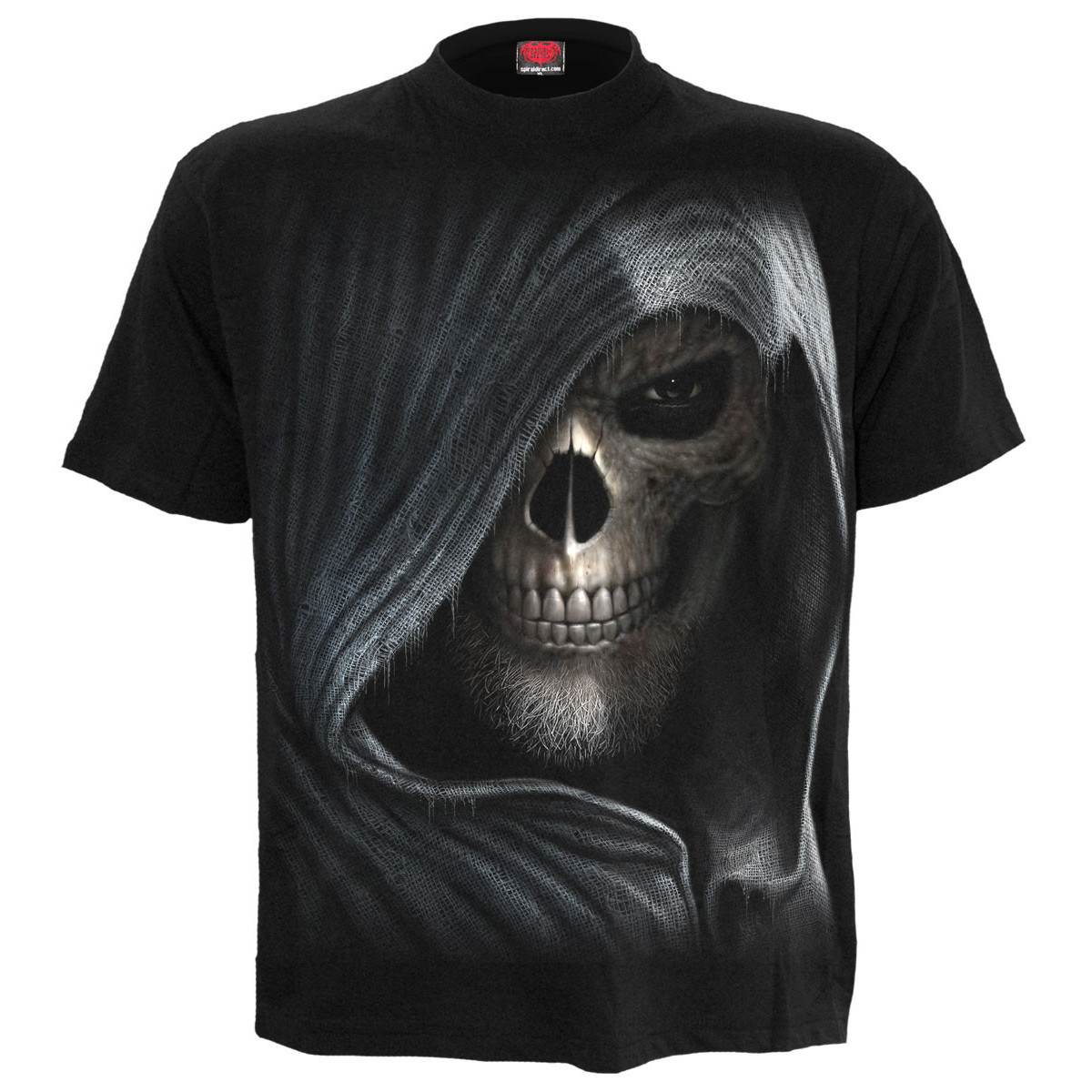 Darkness - T-shirt reaper squelette - Homme - Manches courtes