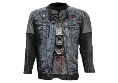 Trash metal - Tee-shirt homme - Rock - Manches longues