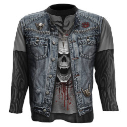 Trash metal - Tee-shirt homme - Rock - Manches longues