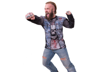 Trash metal - Tee-shirt homme - Rock - Manches longues