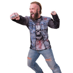 Trash metal - Tee-shirt homme - Rock - Manches longues