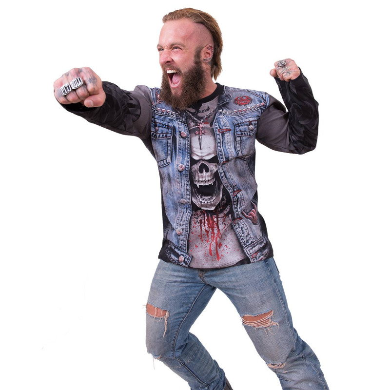 Trash metal - Tee-shirt homme - Rock - Manches longues