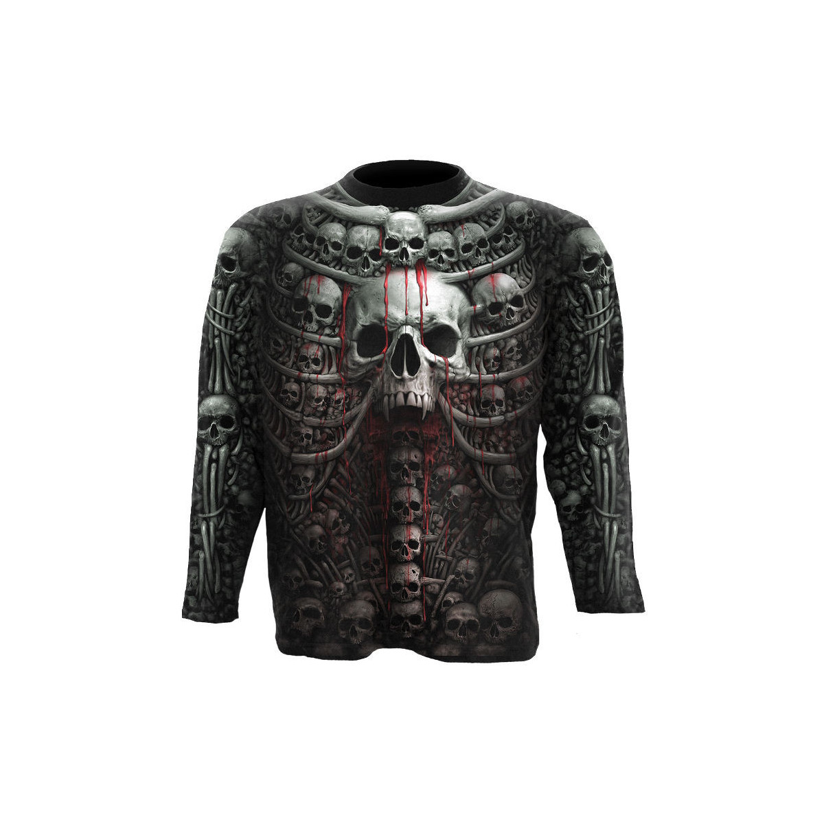 Death ribs - Tee-shirt homme - Dark fantasy - Manches longues