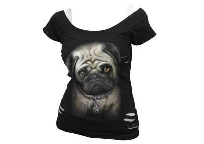 Pug life - T-shirt femme - Chien carlin piercing