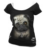 Pug life - T-shirt femme - Chien carlin piercing