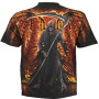 Flaming death - T-shirt homme Reaper - Manches courtes