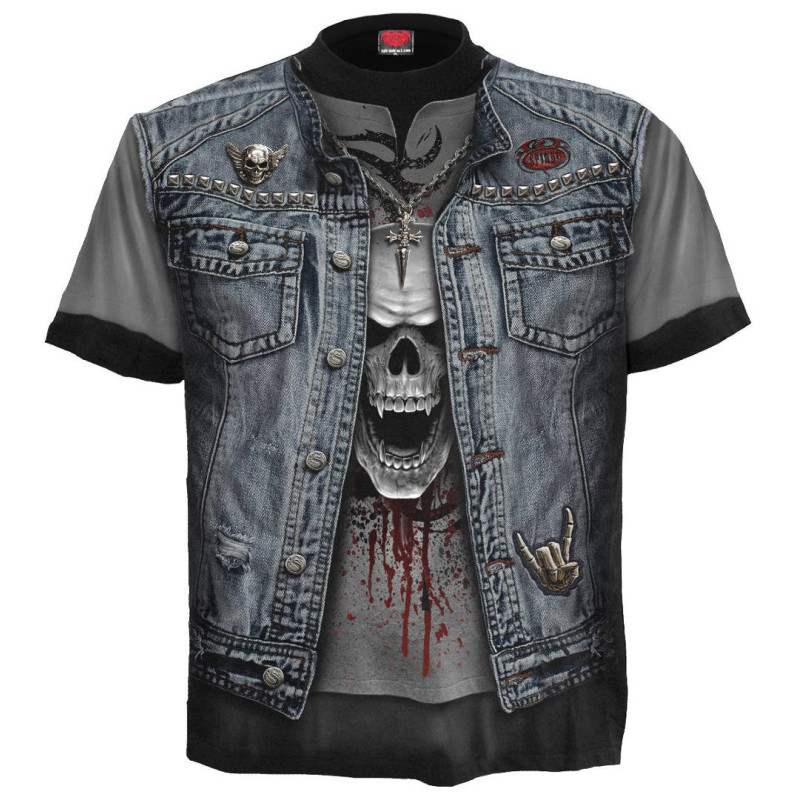 Trash metal - T-shirt homme - Rock - Manches courtes