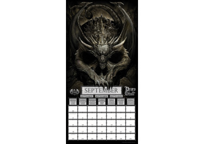 Calendrier gothique 2019 - Spiral dark fantasy