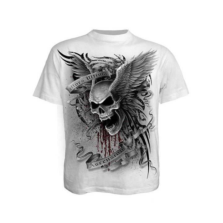 Ascension - T-shirt blanc tête de mort - Spiral