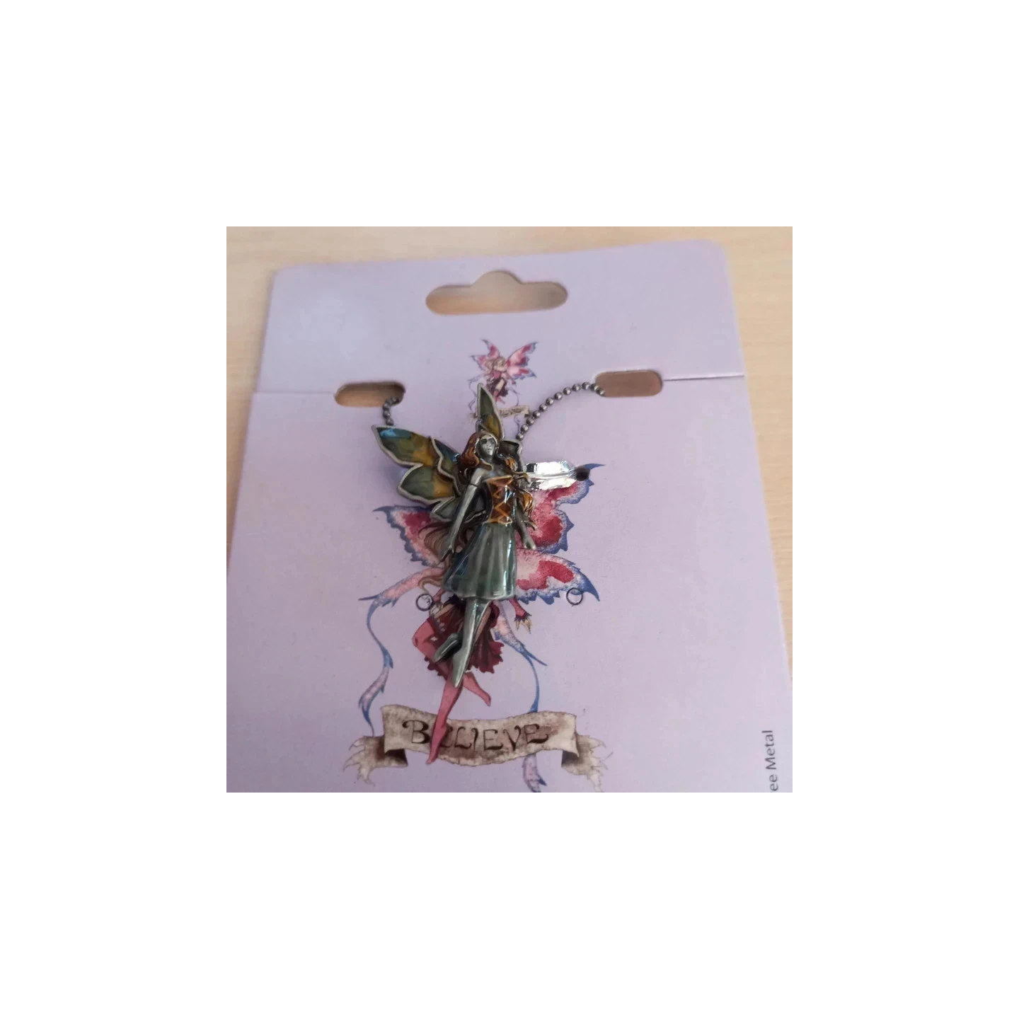 Pendentif fée avec chaine - Amy Brown - Forget me no