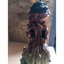 Statuette figurine fée elfe - led lumineux (H28 x L16cm)