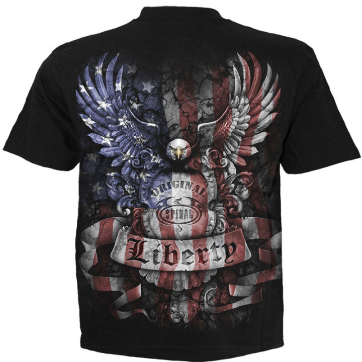 Liberty usa - T-shirt homme aigle rapace