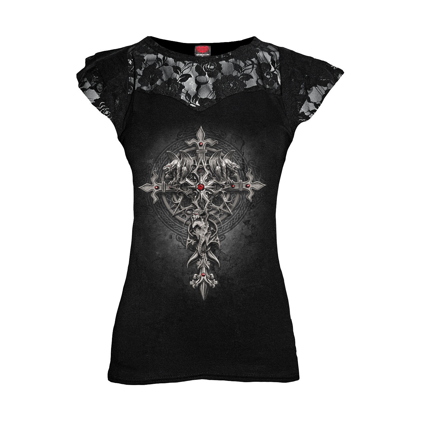 Custodian gargouilles - T-shirt femme gothique