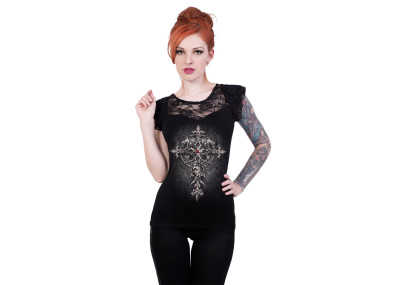 Custodian gargouilles - T-shirt femme gothique