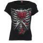 Rose bones - T-shirt femme gothique