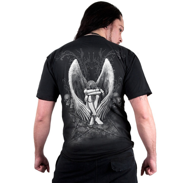 Enslaved sorrow - T-shirt homme - Ange gothic