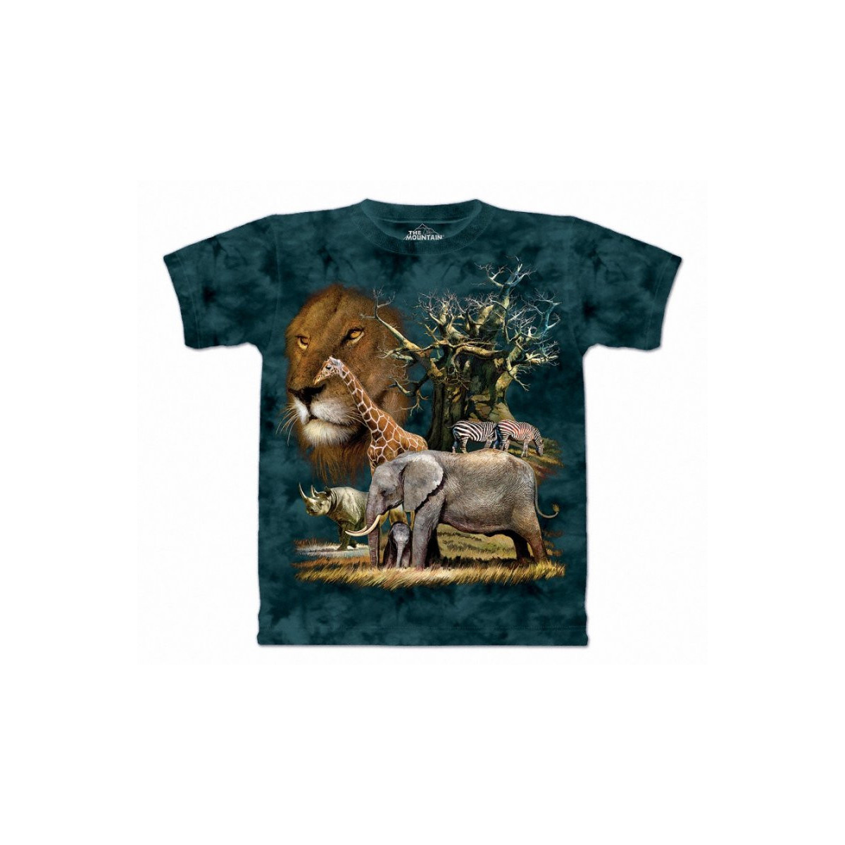 Africa collage - T-shirt enfant animaux savane - The Mountain