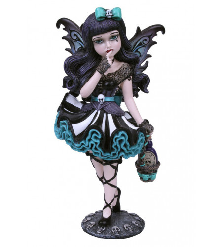Adeline - Figurine fille fée gothique