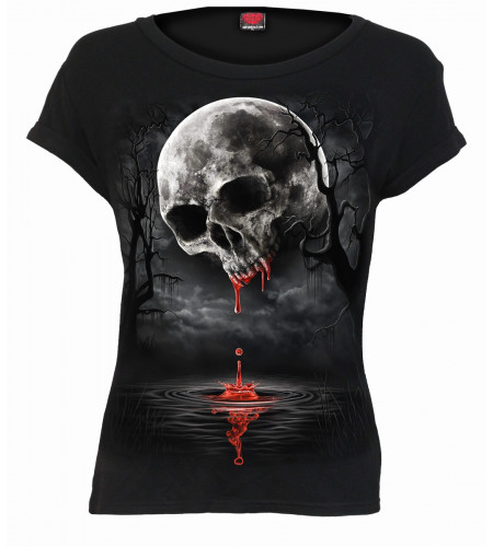 boutique vente tee shirt gothic dark wear pour femme magasin spiral france