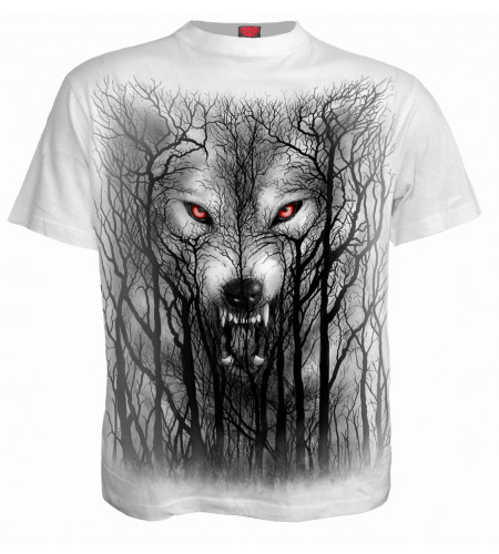Forest wolf - T-shirt homme - Loup - Blanc