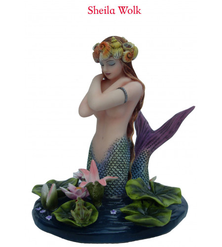 boutique décoration objet statuette motif sirène par sheila wolk