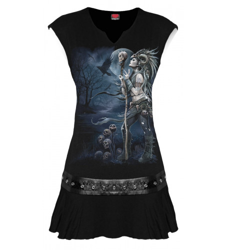 boutique vente vetement gothique pour femme dark fantasy raven queen spiral