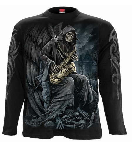 Reaper blues - T-shirt reaper squelette - La faucheuse - Homme - Spiral