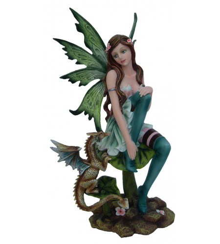 magasin féerique vente statuette déco de fée et dragon