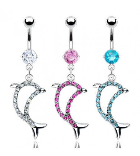 boutique vente de bijoux piercings nombril motif dauphins