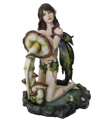 Fungia - Figurine fée elfe de la forêt ( 23x22x31cm)