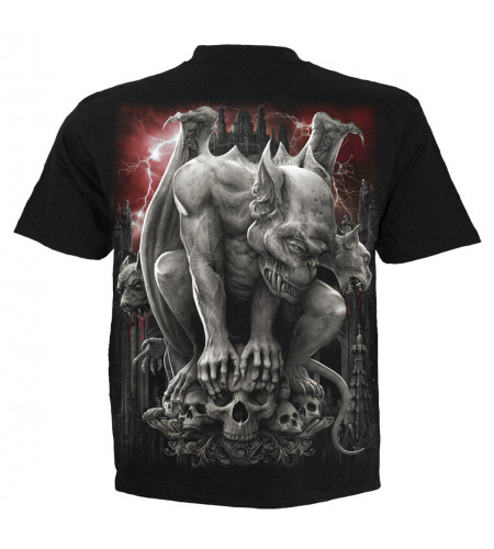 Custodian - T-shirt gothique gargouille - Homme - Spiral