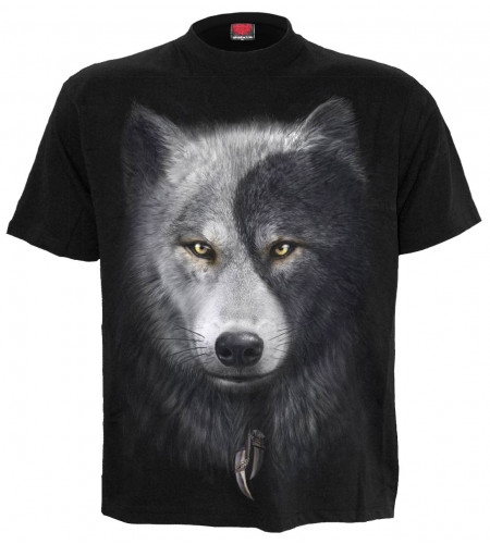 Boutique tee shirt homme motif loup wolf chi