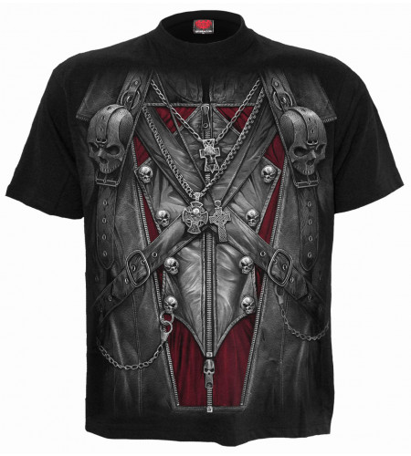 Strapped - T-shirt gothique dark - Homme - Spiral