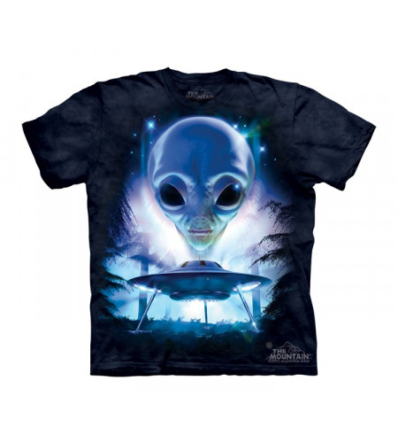 Just visiting - T-shirt enfant - Extra terrestre soucoupe volante Alien 